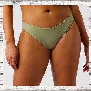 ATHLETA NWT CLEAN MEDIUM BIKINI BOTTOM EUCALYPTUS OLIVE